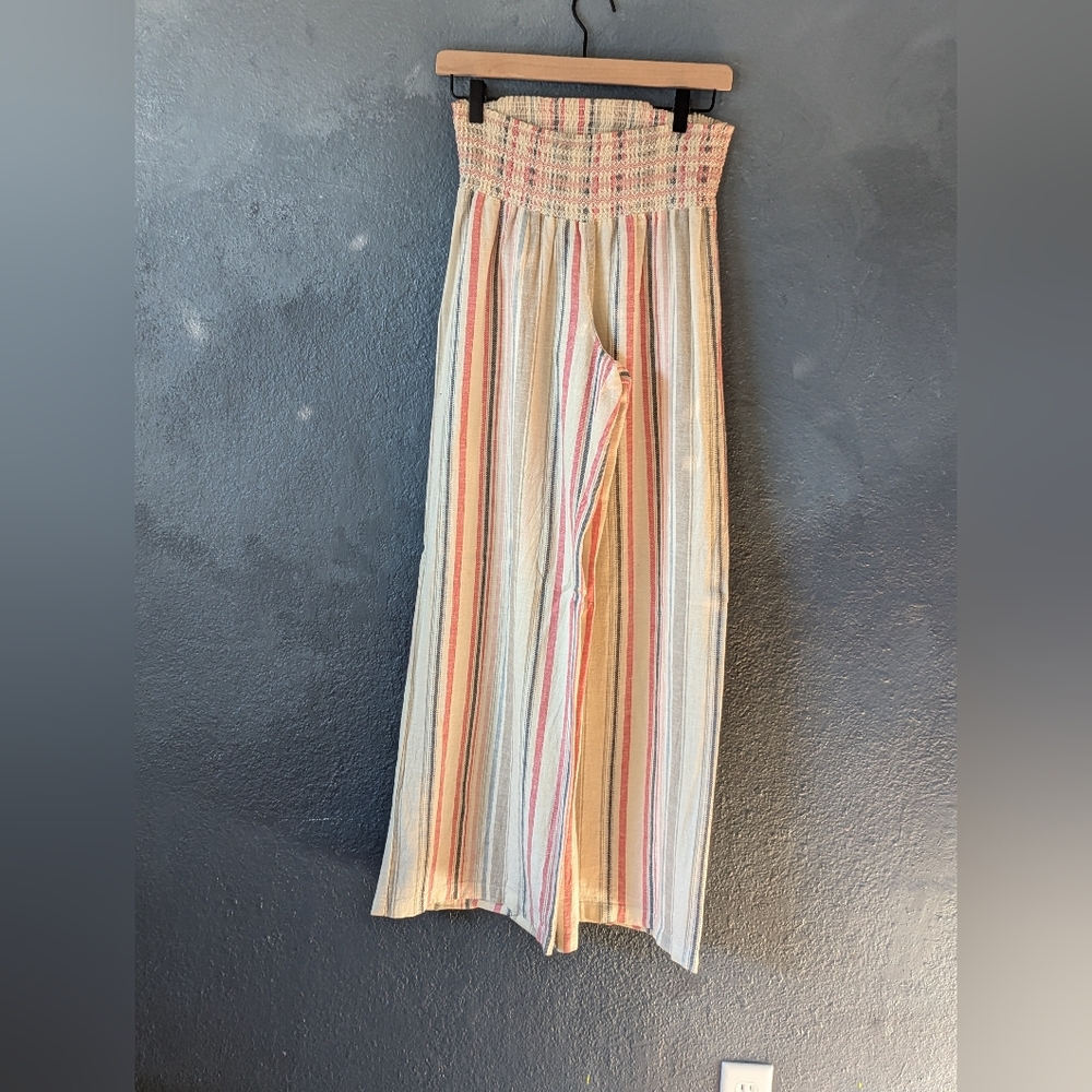 REWASH Pink stripped Beach pants